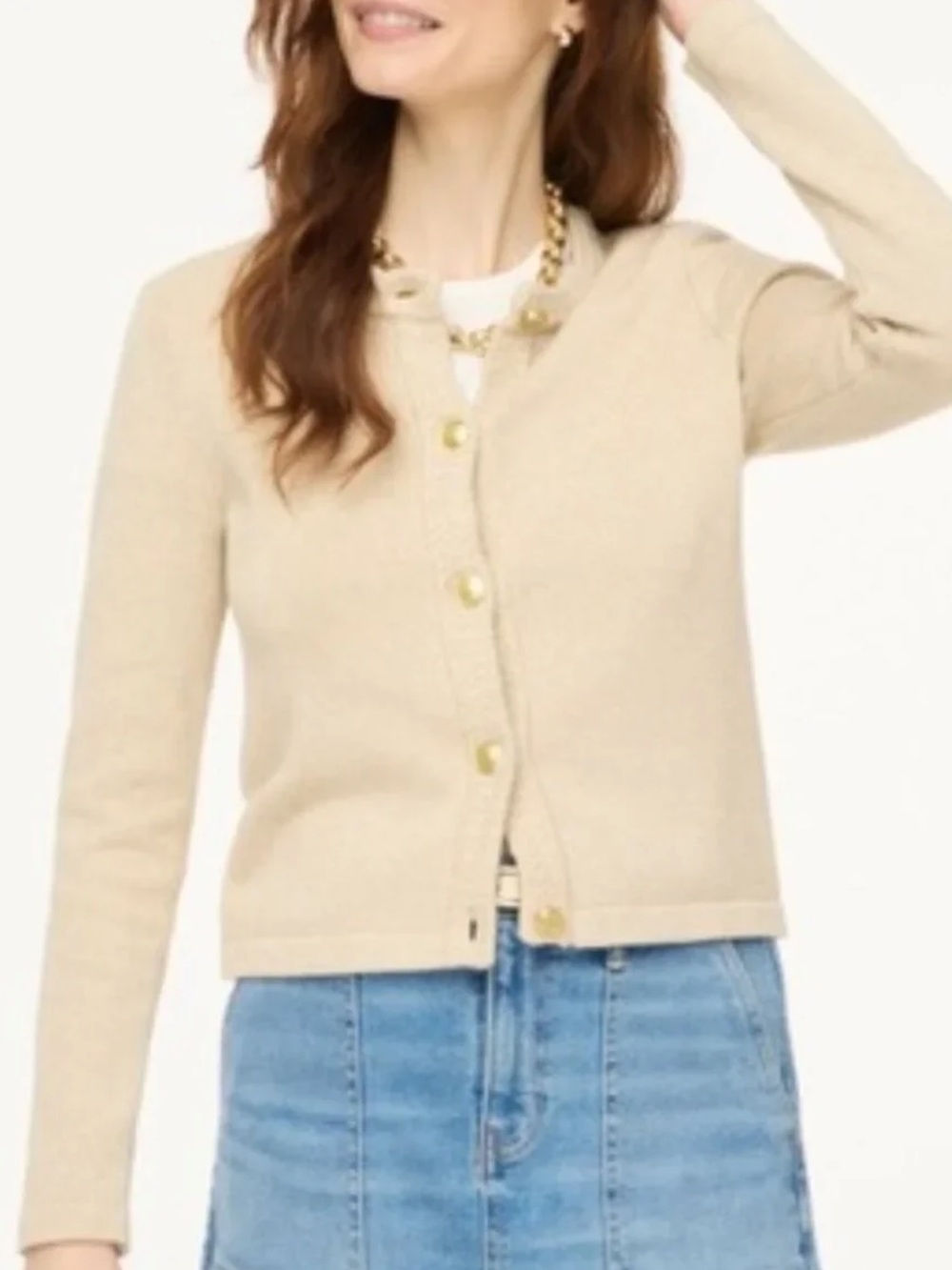 J. Crew Cardigan Sweater Lady Jacket XL Button Front